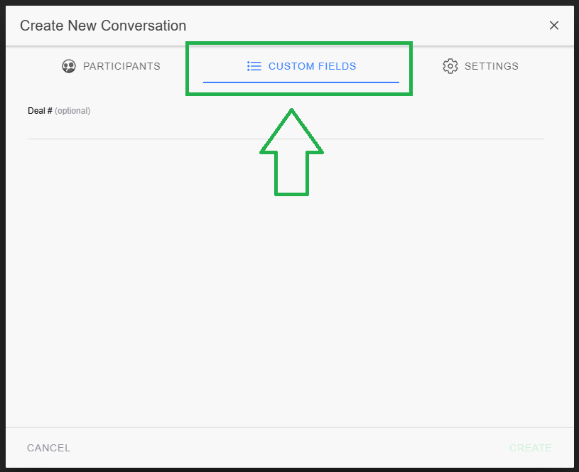 Custom Fields in P2/Conversations