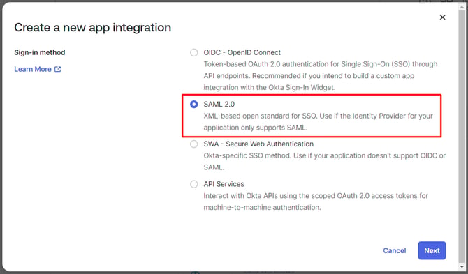 Metadata from Okta (3)