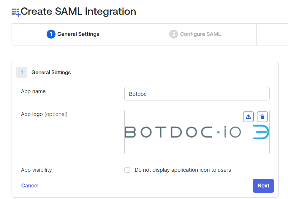 Retrieving SAML XML Metadata from Okta