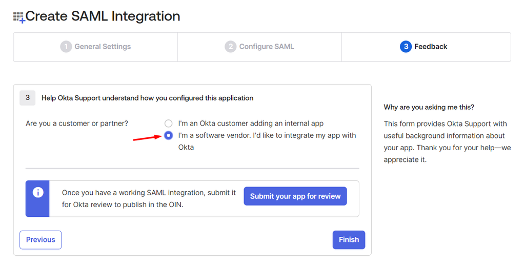 Retrieving SAML XML Metadata from Okta