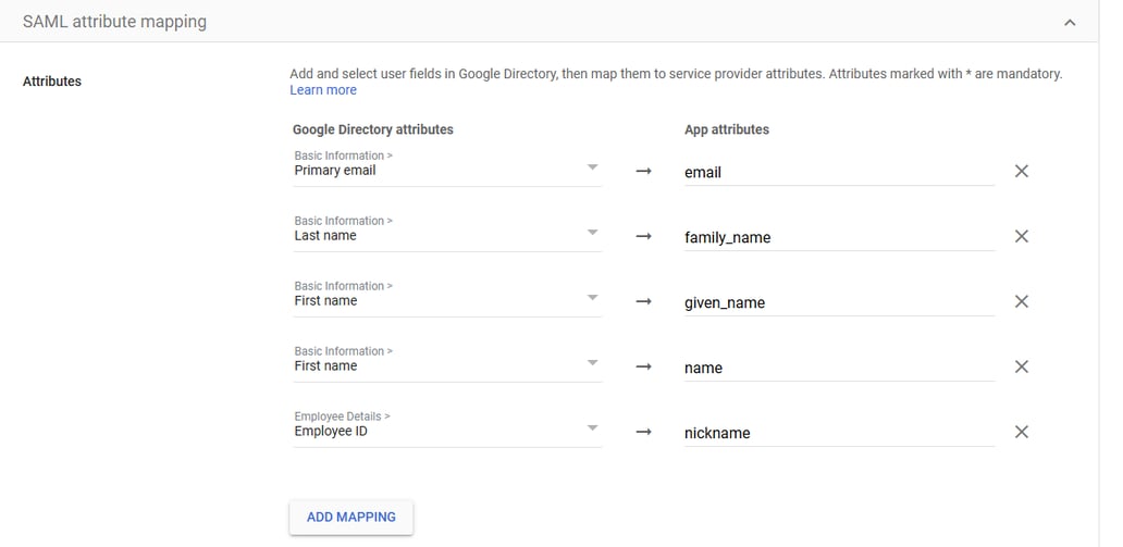 Retrieving SAML XML Metadata from Google Workspace