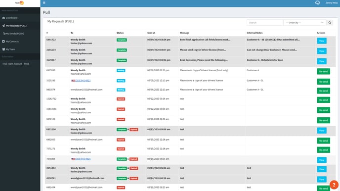 Why are some completed PULL requests gray